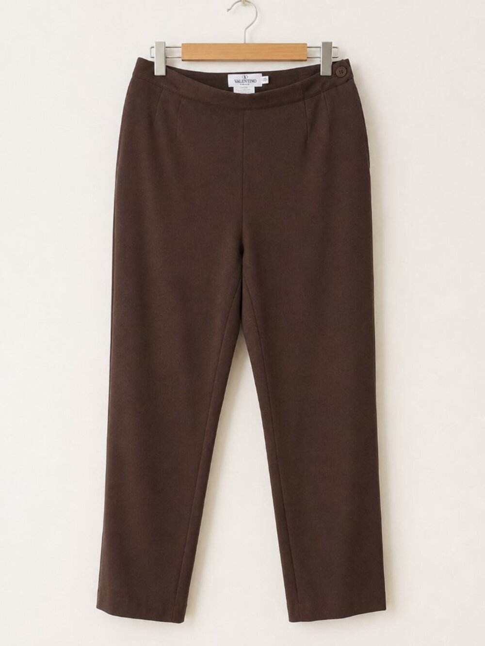 Vintage Valentino Wool Pants Brown